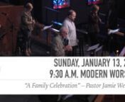 A Family CelebrationnnThis Sunday, January 13,we will focus on the meaning of Baptism as