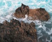 Enjoy the power of the waves and rocks at Madeira&#39;s seashore. nFilmed with Huawei Mate 20X in January 2019 by Kedar Misani, SwitzerlandnMusic by Parichayaka Hammerl.