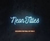 Click to buy: https://goo.gl/LpHm7annAll you need to create hyper-realistic neon titles and logos with no need for plugins.nnA simple but powerful configuration, super customizable and easy to use.nn20 Elements (5 Logos and 15 titles), backgrounds included and works with any font!nnScenes with dynamic movements of cameras, shadows and reflections.nPerfect for modern projects, music, trailer, teaser, tv, events, tags, and more!nnFriendly social platform, compatible with various proportions:n1080x