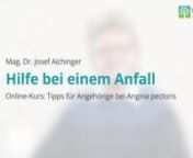 Mag. Dr Josef Aichinger, Facharzt für Innere Medizin und Kardiologie, beantwortet im Video