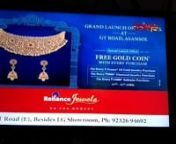 Reliance Jewels_30 Sec_One Tv_Asansol from asansol
