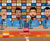 Have fun with the players with the humorous blend of Virat Kohli&#39;s press conference before the ICC World Cup 2019. Here is our take on the funny press conference on Ravi Shastri, cricket news, cricket live, ICC and cricket news today world cup 2019. Get the funniest combination of clips only at India Fantasy.
