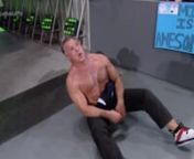 Shane McMahon shirtless at WWE Money In The Bank 2019nShane McMahon vs The Miz Steel Cage Match #mitb