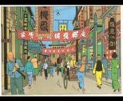 Tintin fait la connaissance d&#39;un étudiant chinois.