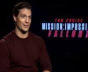 Henry Cavill Interview - Mission: Impossible Fallout from mission impossible fallout