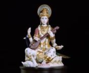Legend has it that Saraswati was so beautiful that her husband Brahma had four heads so that he could see her from any direction. And this is what we would all like to have when contemplating Lladró’s recreation in porcelain of the Hindu goddess of learning, knowledge and wisdom, represented by her symbols and attributes.