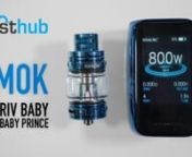 Available at:https://goo.gl/DD2AcknnIf 225W was just a bit more power than you were looking for in a device, SMOKtech brings you the SMOK X-Priv Baby 80W Kit with TFV12 Baby Prince Tank. This stylish new kit brings you the same sophisticated class seen in the original X-Priv but with power more appropriate for the included V8 Baby engine coils. The SMOK X-Priv Baby 80W Mod has compact dimensions of 68mm x 47mm x 29mm with a robust weight of 188g. The front panel of the chassis is composed enti
