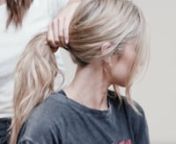 How to tie the halo in a ponytail from how to tie a tie video download