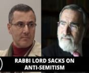 Rabbi Lord Jonathan Sacks analyzes modern anti-Semitism. Omar Barghouti, founder of the Boycott, Divestment and Sanctions (BDS) movement, reveals the anti-Semitism within the movement.nnnCanary Mission is an antisemitism watchdog. This video is for news and educational purposes. It depicts examples of antisemitic hatred and has been created for the purpose of reporting on or providing commentary on antisemitism.
