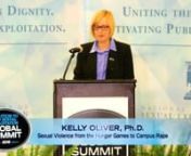 This presentation was given at the 2018 Coalition to End Sexual Exploitation Global Summit hosted by the National Center on Sexual Exploitation. (http://EndExploitationSummit.com) nnKELLY OLIVER nProfessor of Philosophy, Vanderbilt University, W. Alton JonesnnIn this presentation, Kelly Oliver will highlight how popular culture endorses violence towards girls, fraternity and sports culture is a rape culture, and the impact of art and creative projects as a way to work through victimization. nnKe