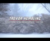 https://www.trevorhembling.com/nnSong: “I See” By Cullah © CCnI do not own the rights to this song. The song has been altered to fit the video.nSong link: http://freemusicarchive.org/music/MC_Cullah/Cullahsus/06_-_I_SeenLicense: https://creativecommons.org/licenses/by-sa/4.0/legalcodennWorks in appearance:nGrayson (2018) –Director/CinematographernDagorhir Documentary (2017) –Director onlynVlado Boot Commercial (2017) –Director onlynPimp my Martin (2016) –Director onlynSmoke on the W