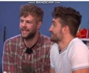 Jay McGuiness and Tom Parker from The Wanted give boyband advice during the YouTube Fights Back live stream for Stand Up To Cancer 2018