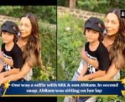 New Delhi, Oct 08 (ANI): Bollywood superstar Shah Rukh Khan’s wife Gauri Khan is ringing in her 48th birthday with the ‘half of her better halves’ - hubby and son AbRam. Taking to social media, Gauri shared two pictures, one of which is a selfie with Shah Rukh and son AbRam. In the second snap, AbRam can be seen sitting on her lap looking adorable in a black outfit with a matching cap. As per Gauri’s caption, the couple&#39;s other two kids- Aryan and Suhana were missing from the outing beca