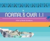 Normal is Over 1.1 is an award-winning documentary about humanity&#39;s wisest response to climate change, species extinction, resource depletion, income inequality and the link between these issues. The COVID19 also relates to this story of global decline.A globe trotting journey searching for SOLUTIONSby filmmaker Renée Scheltema. nThis film Connects the dots: A look at the financial and economical paradigm underlying our planetary problems, while offering various SOLUTIONS to reverse the pat