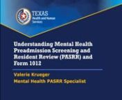 What’s next after Form 1013 for Texas providers? On May 8, Texas Health and Human Services (HHSC) announced the discontinuation of Form 1013, used when a nursing facility needs to change a negative PL1 that has already been submitted.In this month’s Texas PASRR Technical Assistance Call (PTAC), HHSC will discuss the new replacement form for the 1013 that will address Mental Illness and Dementia. Don’t miss this important update for Texas nursing facilities.