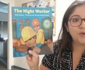 Lucky Alex gets to go to work with his dad, and see what a construction site is like at night. Published by Square Fish.nnTalking Tips:nOne of the most valuable things about this book is that it provides children with an extensive vocabulary about construction. To adults,