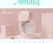 With the Amana breast pump, moms no longer have to compromise their time, comfort, or milk supply.The innovative wearablemeaning mums no longer have to be stuck to a rigid schedule or have their hands tied to bottles.nnPumping has never been easier, it&#39;s 2020, and breastfeeding has stepped up its game. The Amaia breast pump is easy to set up and clean, with only 5 parts to wash. All parts are machine washable.Pop the pump inside your bra (attach the bra adjuster, if needed), turn it on, an