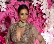 Malaika in a sequinned lehenga or Shilpa Shetty in a rose gold satin-bloused saree? Big fat Indian weddings call for heavily embellished traditional wear and if you are one of those who love to go extra with the bling then Malaika’s lehenga is a must-have for you. The actress went for a high-shine ensemble with a deep plunging neckline. She did not mess with the blouse and instead opt for a choker neckpiece. On the other hand, Shilpa Shetty kept it less shimmery but that did not lessen any spa
