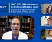 Drs Shore, Agarwal, Castro and Chi discuss the latest in PARP inhibitors in prostate cancer.nnStarting with some background on the science involved in PARP inhibition, they cover some of the major studies presented at ESMO 2020:nn- PROfoundn- TALAPRO-1n- KEYNOTE-365n- TRITON2n- NADIRnnThe panel discuss the science behind the studies and their potential impact on clinical practice from a global perspective.nnThey cover the increasing importance of testing, the differ