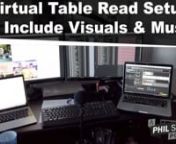 I think reference visuals and sounds can enhance a table read greatly, especially if it&#39;s virtual. And because I&#39;m doing a virtual table read for my script In Search of Sunrise, I&#39;ve decided to share my setup so you can replicate it for yourself. So watch and afterwards please feel free to ask questions or offer opinions of your own, whether down in the comment section or by hitting me up on social media @PhilSvitek. Lastly, for more free resources from your 360 creative coach, check out my webs