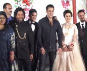 That Salman Khan has a big heart is known to all. The actor always extends help to those who need. Today, take a look at this video, where he is seen attending the wedding of his makeup artist&#39;s son.