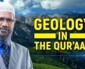 Geology in the Quran - Dr Zakir NaiknnQMS-12nnIn the field of Geology, and the Geologist today they tell us that the radius of the earth on which we live is approximately 3750 miles. And the deeper layers they are hot and fluid, it cannot sustain life. And as you keep on going superficially it keeps on getting cooler. And the superficial crust on which we live it is hardly less than 30 miles in thickness. And the Geologist they tell us there are high possibilities that this superficial crust on