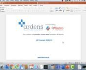 This webinar offers an overview of the Ardens EMIS resources we have developed to achieve requirements that are part of the 2020 GP Contract, including Network Contract DES, QOF 2020, and CQRS reports.nnPrimary Care Network DES (00:15)nQOF 2020/21 (6:31)nCQRS Searches (14:51)nRemote Review System (17:37)nnThe Care Homes Template, CQRS searches, and Remote Review System is available to any EMIS Web site, free of charge, via the Ardens Portal (www.ardens.live/portal).nnIf you would like to know mo