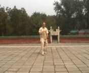 Taiji Quann64 moves of Yang Style Taiji Quan filmed in Beijingin Ritan Park. (2005) It was a hot summer day about 38° C , That is why no people crossing during our filming time, everybody was staying indoor or in shadow. I did throw away my shoes at he end ;-)