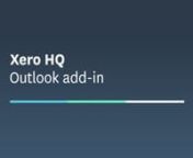 If you use Microsoft Office 365, you can now connect your Xero HQ practice to Outlook. This new add-in lets you save emails as notes directly into client records in Xero HQ.nnTo get started, you’ll first need to find and install the Xero HQ add-in in Microsoft Appsource.nnTo do this, go to the appsource store and search for the Xero HQ add-in. On the Xero HQ listing, click “Get it now”.nnSign-in with your Microsoft credentials, and the add-in will be connected to your Office 365 Outlook ac