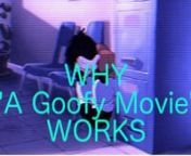 Why “A Goofy Movie” Works: A Video Essay by Nathaniel R MartinnnI am here today, to tell you why Goofy Movie works, not only as a Disney movie, as a musical, a time capsule of the 90’s but also one of my all time favorite movies.nnnI am a Film Student, creating a video essay purely for educational purposes, my channel is not monetized and this video is not an infringement on any copyright law according to: http://www.copyright.gov/title17/92chap1.html#107 nn“A Goofy Movie” (1995) and a