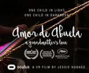 ---------------------------------------nnSynopsisnnWelcomed and narrated by the warm voice of a loving Guatemalan grandmother, Amor de Abuela invites its viewers into both the home and life of two unique children from the remote village of Tactic. Although being similar in many ways, the two friends come from very different home lives. The film follows the contrast between the benefits solar electricity has brought to the life of one of the friends, while reflecting on the absence of it within t