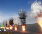 M5 VFX Vol.1 contains real smoke effects and big explosion effects.nIt will be useful for high-quality games and explosion scenes.nThrough the dynamic parameters of material and particle, you can control many aspects such as color and brightness, flame effect.nUses a high-resolution loop sequence texture (up to 4096x4096).nThis pack contains references that classify explosive elements such as smoke, sparks, smoke tail, and debris.nYou can see how to control particles according to the type of exp