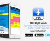 Improve productivity and reduce costs by managing all fly-in-fly-out (FIFO) requirements across rosters, travel and accommodation in the one location with INX InFlight. nnLearn more here - https://www.inxsoftware.com/product/inx-inflight-mobile