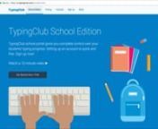 This 10 minute video provides you with a quick overview of TypingClub&#39;s School Edition.