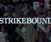 Strikebound is based on real events in Gippsland, Victoria in 1937, where Wattie Doig (Chris Haywood) is employed at the Sunbeam coal mine and his wife, Agnes (Carol Burns), is a member of the Salvation Army. Angered by poor pay and dangerous conditions, the miners present demands to company manager Birch (David Kendall). Birch refuses to negotiate, prompting the miners to strike. With union organisers Idris Williams (Hugh Keays-Byrne) and Charlie Nelson (Rob Steele) coordinating efforts, Wattie