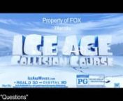 Ice Age5 TV30 FIN Questions from ice age5