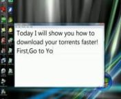 Speed uTorrent from utorrent