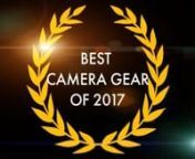 2017 has been another year of great camera gear being released. For the first time ever I have decided to select MY favourites of the year. nnALL THE GEAR I MENTION IN THE VIDEO CAN BE FOUND HERE: https://www.bhphotovideo.com/c/buy/items/ci/37732/view/GRIDnnTripod, drone, cinema lens, stills lens, DSLR, Mirrorless camera, video camera, 360 camera, microphone, lights, gimbal...I have chosen my favourites. nnTo qualify they need to have been released this year and I also have had to have experienc