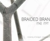This video shows biomechanical investigation-methods for branched plant samples and the concept, design and fabrication of a novel braided CFRP-concrete composite as branched structural element for architectural applications. nThe Large scale demonstrator is being exhibited as part of the BauBionik Exhibition in Schloss Rosenstein at the Museum for Natural History Stuttgart, Germany.nnPROJECT TEAMnnITKE Institute of Building Structures and Structural DesignnUniversity of StuttgartnProf. Dr.-Ing.