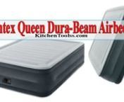 Intex Queen Dura Beam Airbed with Pump Reviewnhttps://youtu.be/TNVwJ4dcsNw nnAir mattresses have gotten a awful rap for a while for being uncomfortable, inconvenient, and difficult to climb off of. For instance, you won&#39;t placed your grandparents up on a regular airbed because the mattresses are historically so low to the ground. But, air mattresses have gone through primary adjustments and that they’ve progressed notably.nnThe intex consolation plush improved dura-beam airbed is a great insta