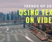 We put together the top trends in text graphics used on video. What trend is coming next? Check out the full list of hottest trends here. ►► http://bit.ly/2DqHRrNnnWho was featured?nMINDHUNTER — 0:15nThe Fate of the Furious — 0:18nTrue Car (Sandwich Video) — 0:28nDownsizing — 0:33nThor: Ragnarok — 0:38nThe Circle — 0:42nSlack (Sandwich Video) — 0:46nT2 Trainspotting — 0:49nJohn Wick: Chapter 2 — 0:53nTop Gear — 1:00nThe Deuce — 1:04nLegion — 1:06nFiat USA — 1:07nStr