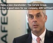 ADB SAFEGATE gains aerospace-focused support from new shareholder, the Carlyle GroupnThe Carlyle Group has acquired ADB SAFEGATE, a leading provider of intelligent solutions that deliver superior airport performance from approach to departure. The change of ownership, with its strong financial backing, will help ADB SAFEGATE to achieve its growth goals. These are being pursued by helping airports handle more air traffic with their existing infrastructure through the integration of systems for th