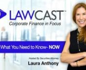 Proposed Reg S-K Rule Amendments- In this LawCast series I have been going through the rule amendments proposed by the SEC on October 11, 2017 following which I will go through rule amendments proposed earlier on July 13, nFactors (Item 503(c)) - A company is required to disclose the most significant factors that make an offering speculative or risky.Although the disclosure is intended to be principals-based, many examples are included in the instructions.The proposed amendments would move I