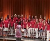 Avesta musikskolas flickkör sjunger