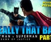 http://www.patreon.com/moviebob1nPART 2 OF 3nnPART 1:nhttps://www.youtube.com/watch?v=F9juR...nnJUSTICE LEAGUE REVIEW:nhttps://www.geek.com/movies/moviebob-...nnYeah, it&#39;s bad. You already knew that. But how did something get THIS bad?nnHow does a project with so much at stake go so wrong in such a profound, all-encompassing way? At moment when the comic-book superhero genre is at its zenith, BATMAN V SUPERMAN was seemingly holding a winning hand: A celebrated, stylish director. A powerhouse cas