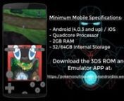 With the latest Drastic 3DS update, you can now play smoother and better with pokemon ultra sun and ultra moon into your android. Get the app and rom at http://bit.ly/pkmnusmandroiosnn#pokemon #pokemonultrasun #pokemonultramoon #android