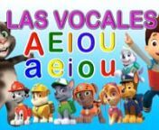 Aprende Las Vocales con la Patrulla Canina - Videos Infantiles - BabyKids from patrulla canina
