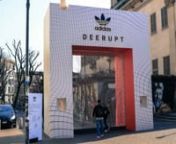 Adidas Deerupt: Interactive Sound Installation in Milan from italiano marzo 2018