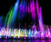 World of Color, a new night time water show celebrating Walt Disney&#39;s 1960&#39;s ground breaking color television show. WoC is a Fountains of Bellagio style show cranked up to 20 and then multiplied by 100. With nearly 1,200 high powered moving fountains with multi color LED lights that spout water from 30 to 200 feet in the air. Now add water screens that have HD projections behind the fountains and you have everything you need to bring the wonderful world of color and animation to life.nnAll foo