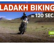 Ladakh biking in 120 sec is dedicated to the passion for Riding in Indian Himalayas. The film connects bikers and their passion to cover this rugged territory in western himalayas. Shot over a period of 10 days, this 120 second video showcases the breathtaking landscape of ladakh , the eternal brotherhood amidst the biking community and the human connection between riders and the local community